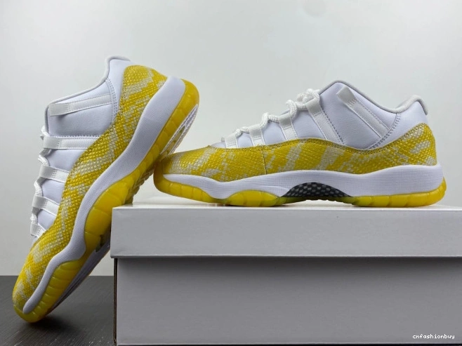 Snakeskin Air Low Jordan Yellow WMNS 11 AH7860-107 1014